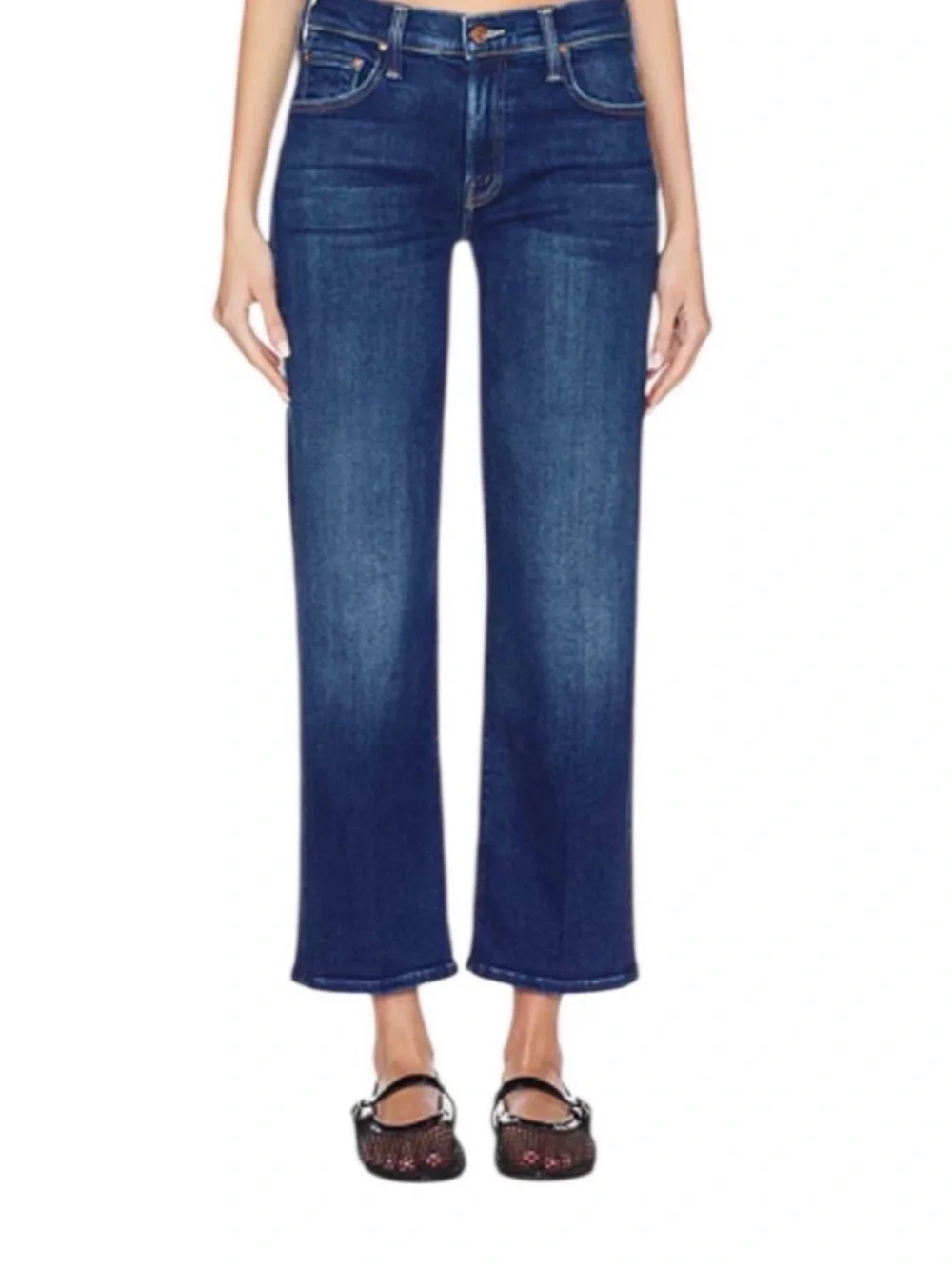 MOTHER The Mid Rise Rambler Zip Ankle - Picture 1 of 6